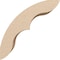 Ekena Millwork 5-inch W x 10-inch D x 10-inch H Ozark Rough Cedar Woodgrain TimberThane Knee Brace, Primed BRCUR05X10X10OZKRCPR - alternate 4